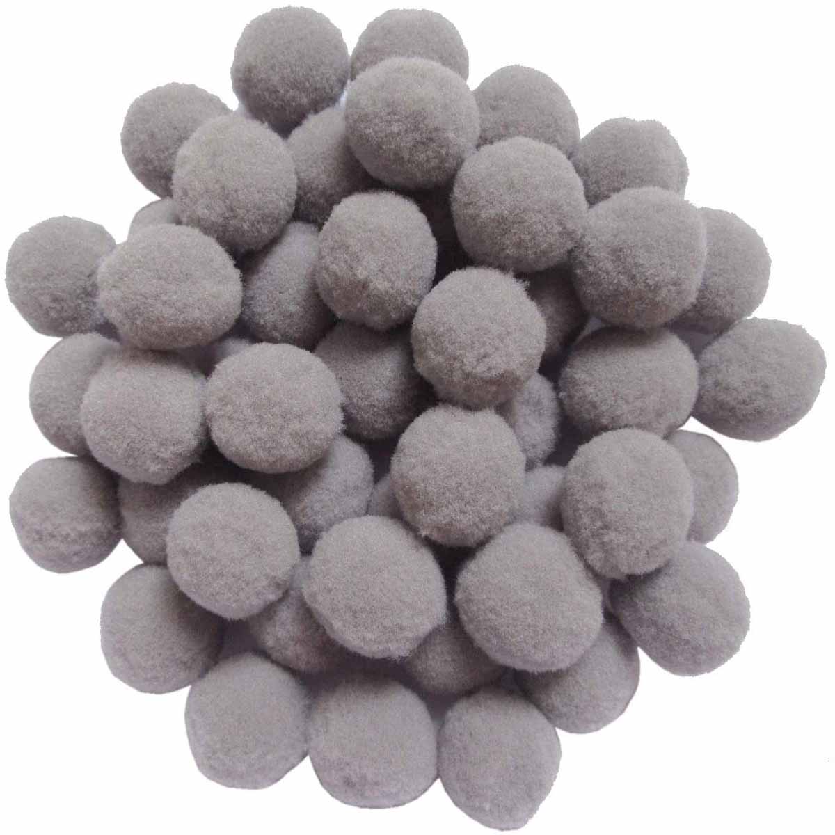 100pcs 1 inch Craft Pom Poms Balls - U Pick