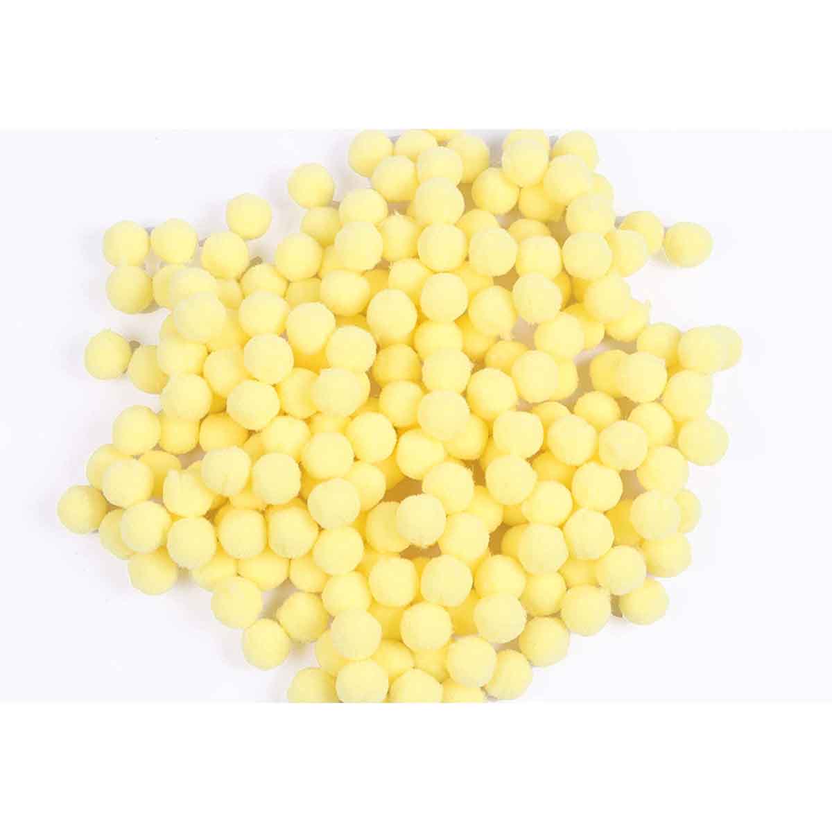 pom pom ball yellow