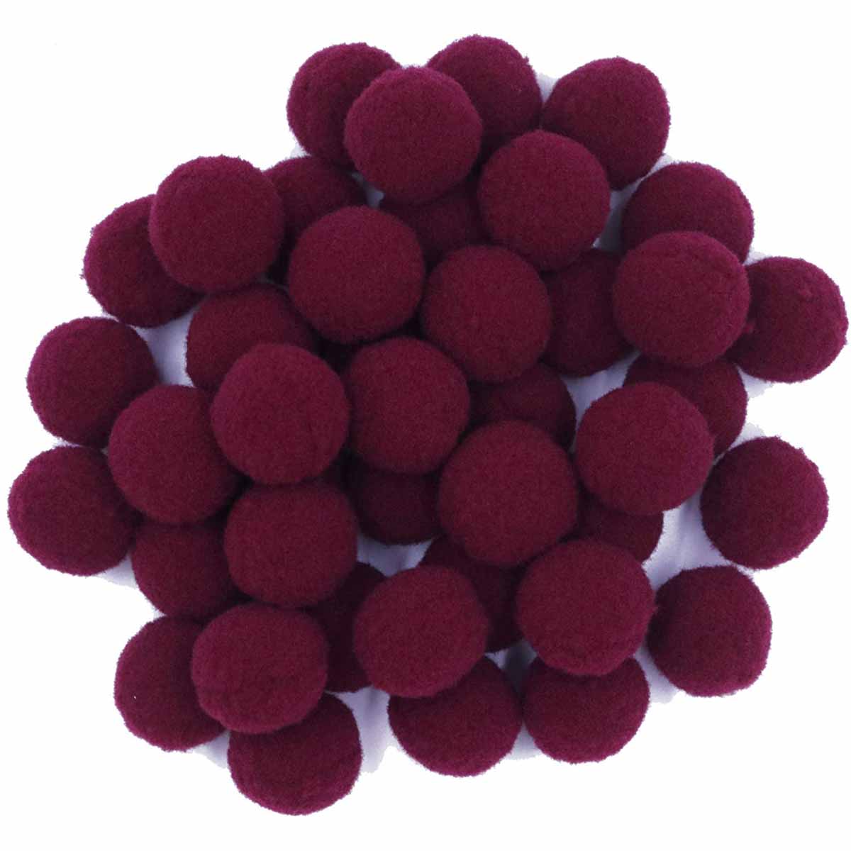 100pcs 1 inch Craft Pom Poms Balls - U Pick