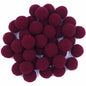 100pcs 1 inch Craft Pom Poms Balls - U Pick