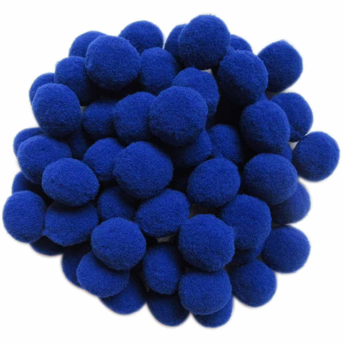 100pcs 1 inch Craft Pom Poms Balls - U Pick