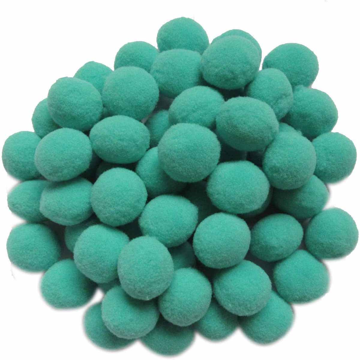 100pcs 1 inch Craft Pom Poms Balls - U Pick