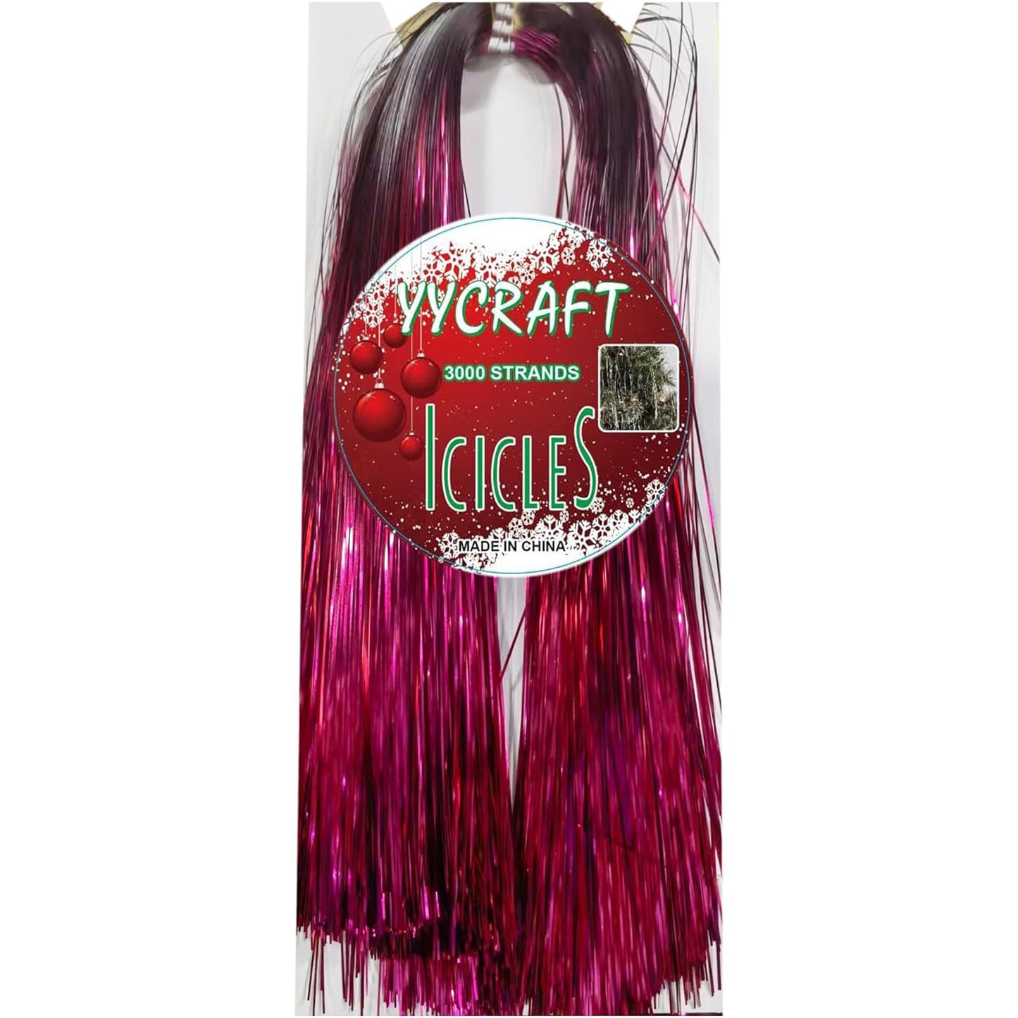 3000 Strand Icicles Tinsel- U Pick