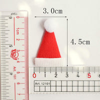 Wholesale 500pcs Padded Felt Hat 1.25" Embellishment - Red