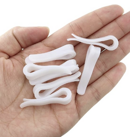 YYCRAFT Multi-Function Clothing Clips - Magnetic Closure for T-Shirt, Shirt, Pants Hems (10 Pack)