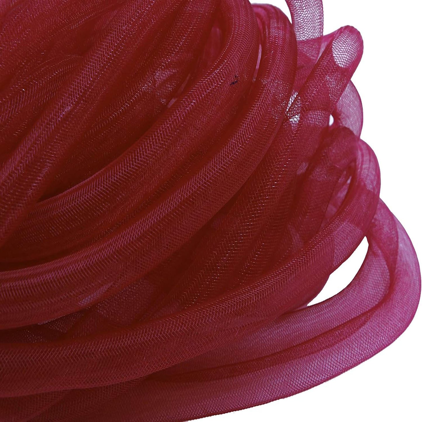 10 Yards  Mesh Tube Deco Flex for 16mm 5/8 Inch solid color