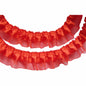 12y Satin Organza Lace Trim 1.5" - Red