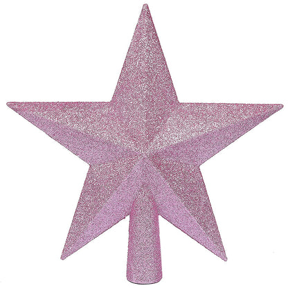1 Pack Glitter Star Tree Topper 10"-U Pick (20 colors)