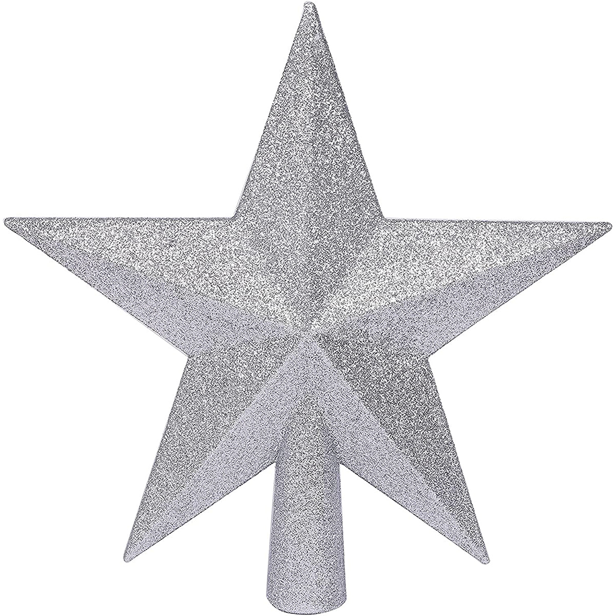 1 Pack Glitter Star Tree Topper 10"-U Pick (20 colors)