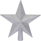 1 Pack Glitter Star Tree Topper 10"-U Pick (20 colors)