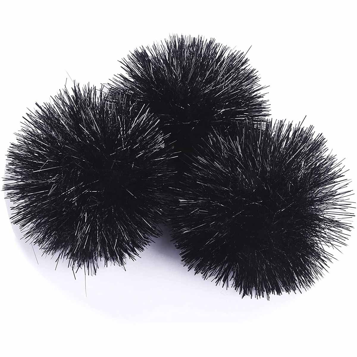 15pcs Glitter Tinsel Pom Balls 2 Inch - U PICK