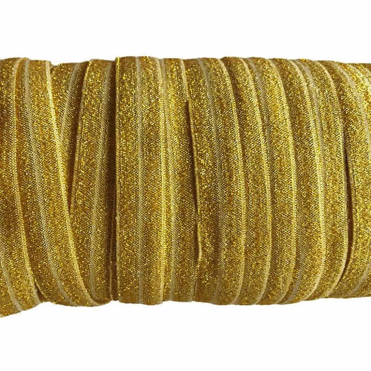 15 Yards 5/8" Glitter FOE Elastics