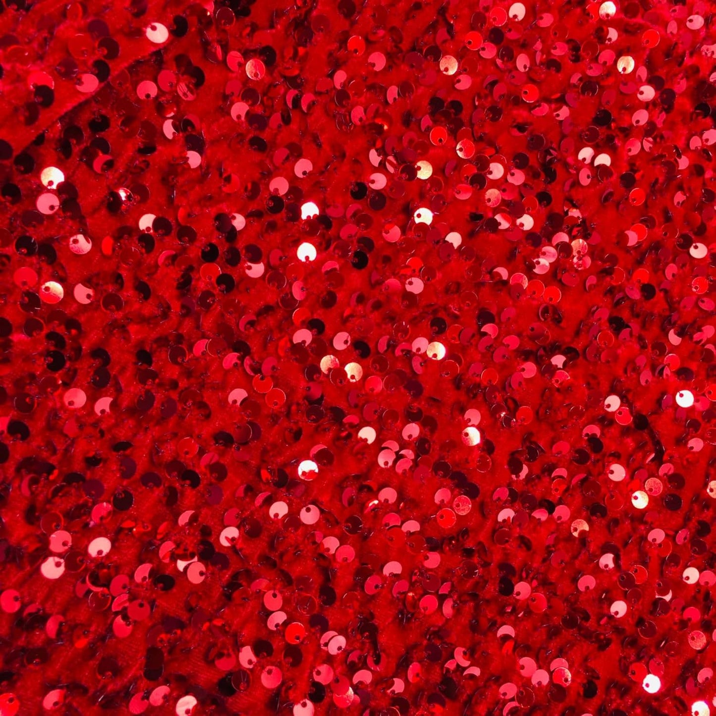 YYCRAFT Velvet Sequins Stretch Fabric