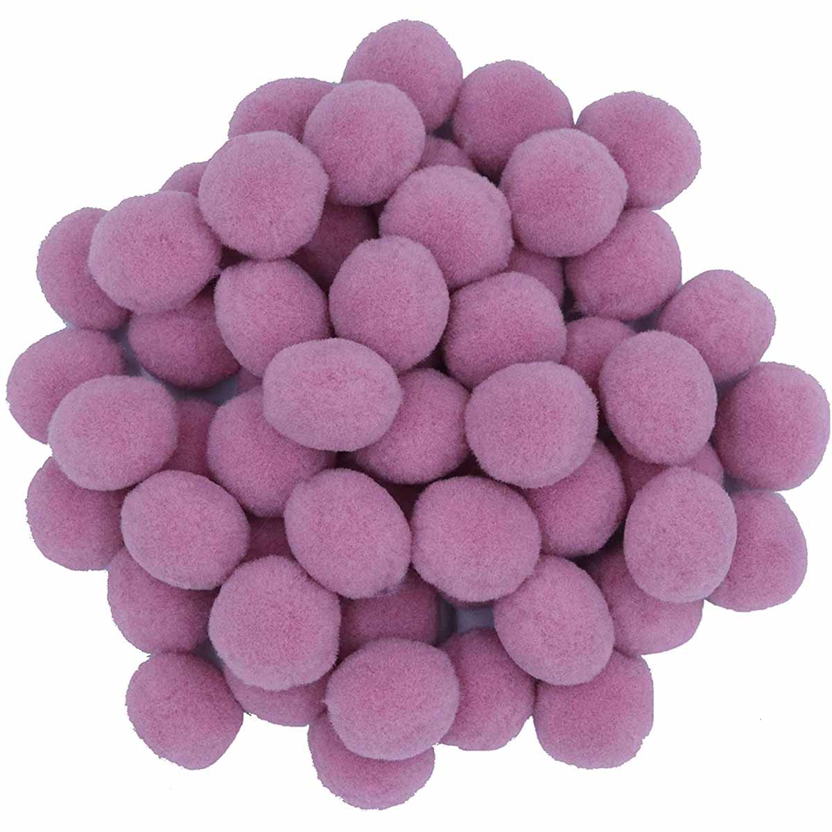 100pcs 1 inch Craft Pom Poms Balls - U Pick