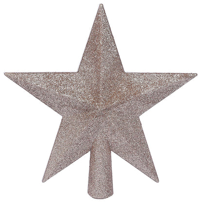 1 Pack Glitter Star Tree Topper 10"-U Pick (20 colors)