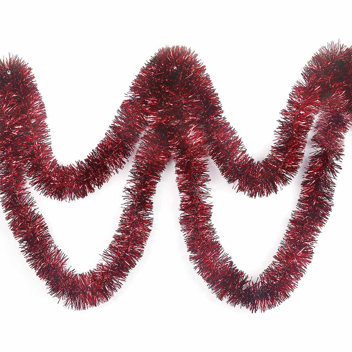 10 Yards (30 Feet) Thick Foil Christmas Tinsel  Garland,3"