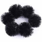 30 Glitter Tinsel Pom Poms（Inner Pom: 1.5" )- U Pick