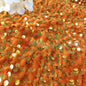 YYCRAFT Velvet Sequins Stretch Fabric