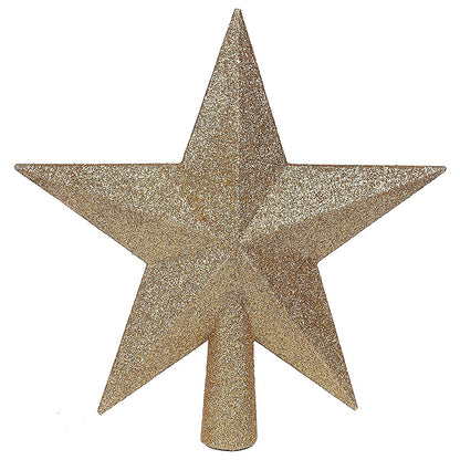 1 Pack Glitter Star Tree Topper 10"-U Pick (20 colors)