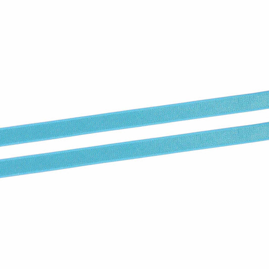 20 Yards 10mm Bra Strap Elastic Band Trim - Island Blue