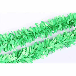 10 Yards Vinyl Twist Tinsel Garland,2.5 Inch - Neon Green