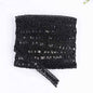 20 Yards Trish Sequin Metallic Braid Trim 7/8 Inch - Black