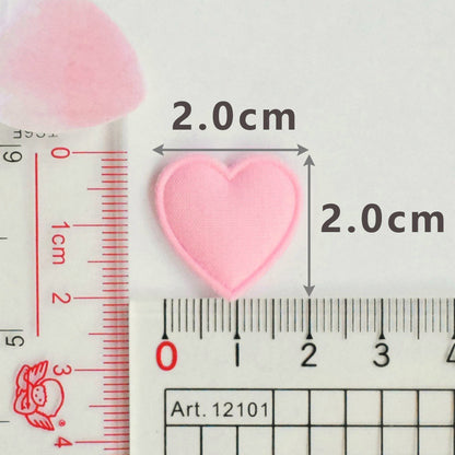 Wholesale 500pcs Padded Cotton Heart 3/4" Embellishment - U PICK