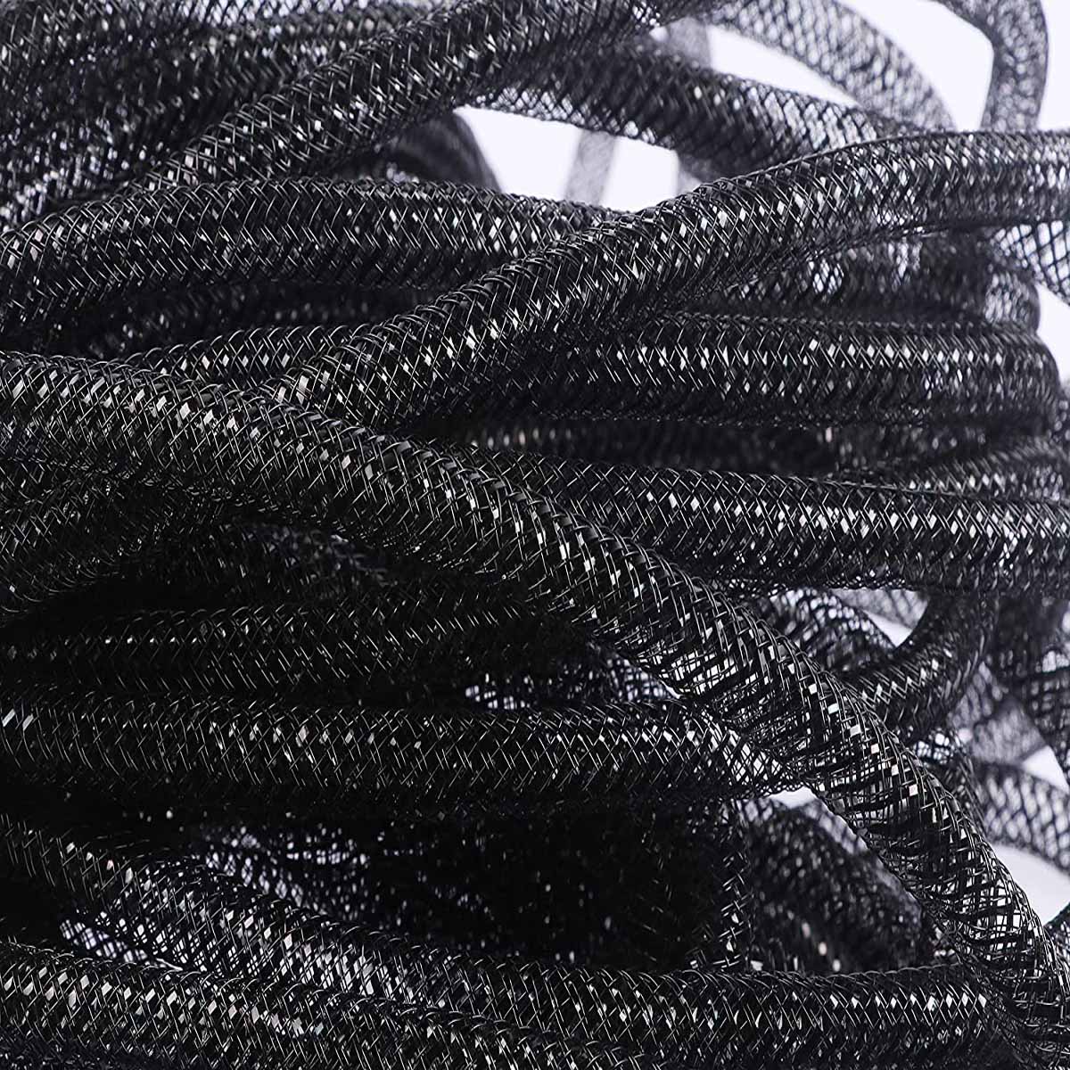 25 Yards Metallic Mesh Tube 8mm For Wreaths