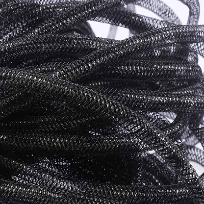 25 Yards Metallic Mesh Tube 8mm For Wreaths
