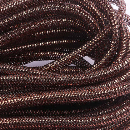 25 Yards Metallic Mesh Tube 8mm For Wreaths