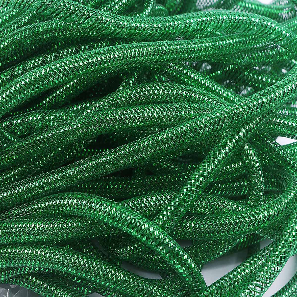 25 Yards Metallic Mesh Tube 8mm For Wreaths