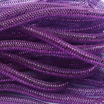 25 Yards Metallic Mesh Tube 8mm For Wreaths