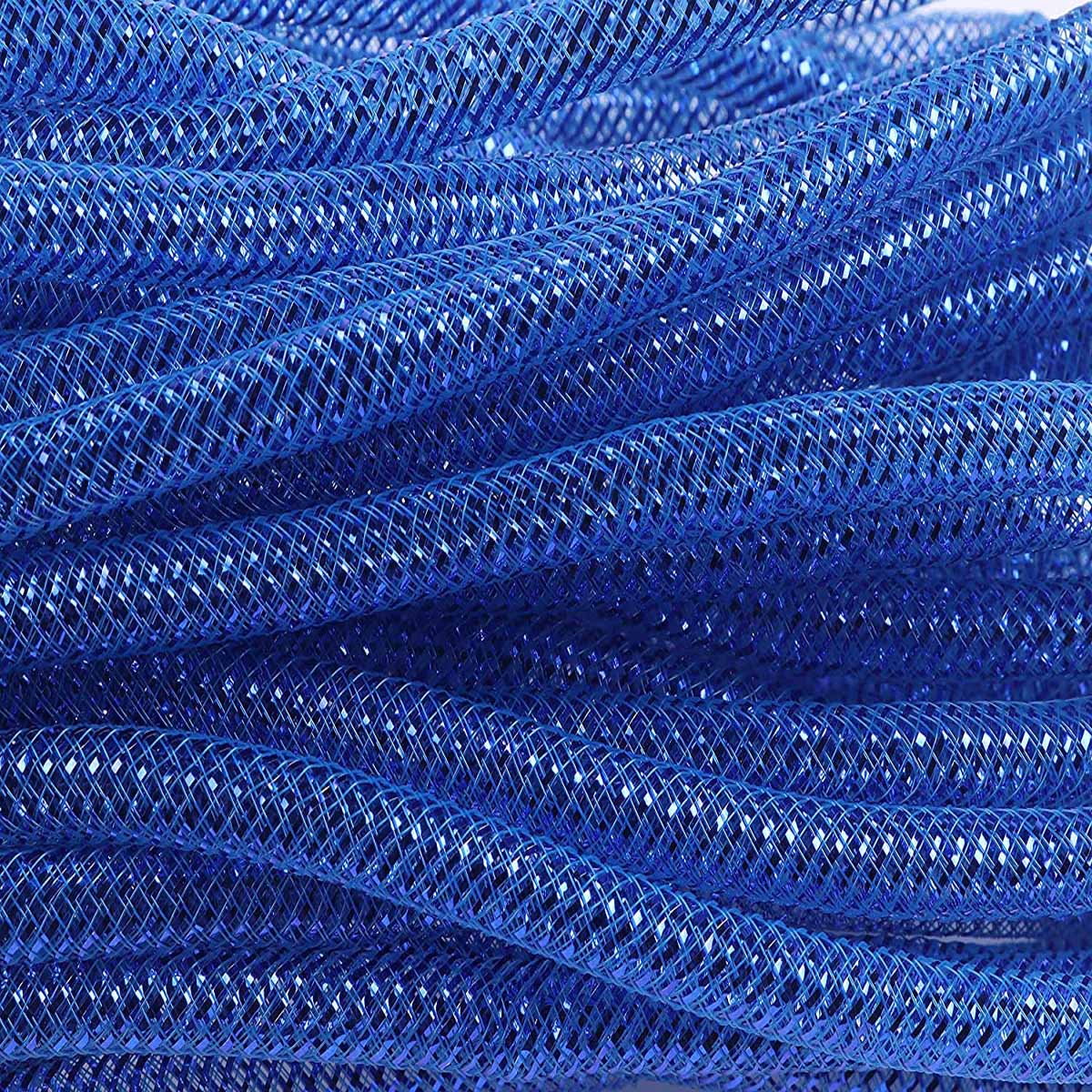 25 Yards Metallic Mesh Tube 8mm For Wreaths