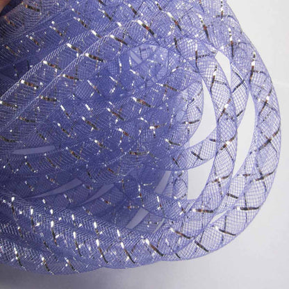 25 Yards Xmas Mesh Tube for Craft Deco 8mm 3/8-Inch