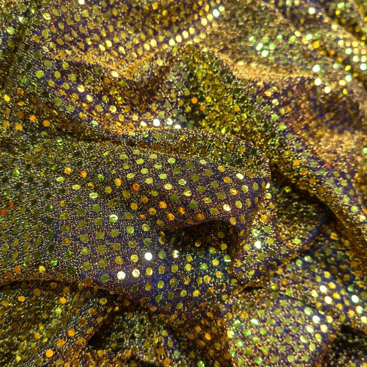 Faux Sequin (3mm) Knit Fabric Sequin Fabric by The Yard-U Pick