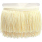 10Y 4" Wide Tassel Curtian Fringe Trim - Ivory