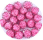 100pcs Glitter Tinsel Pom Balls 1" (25mm) - U Pick