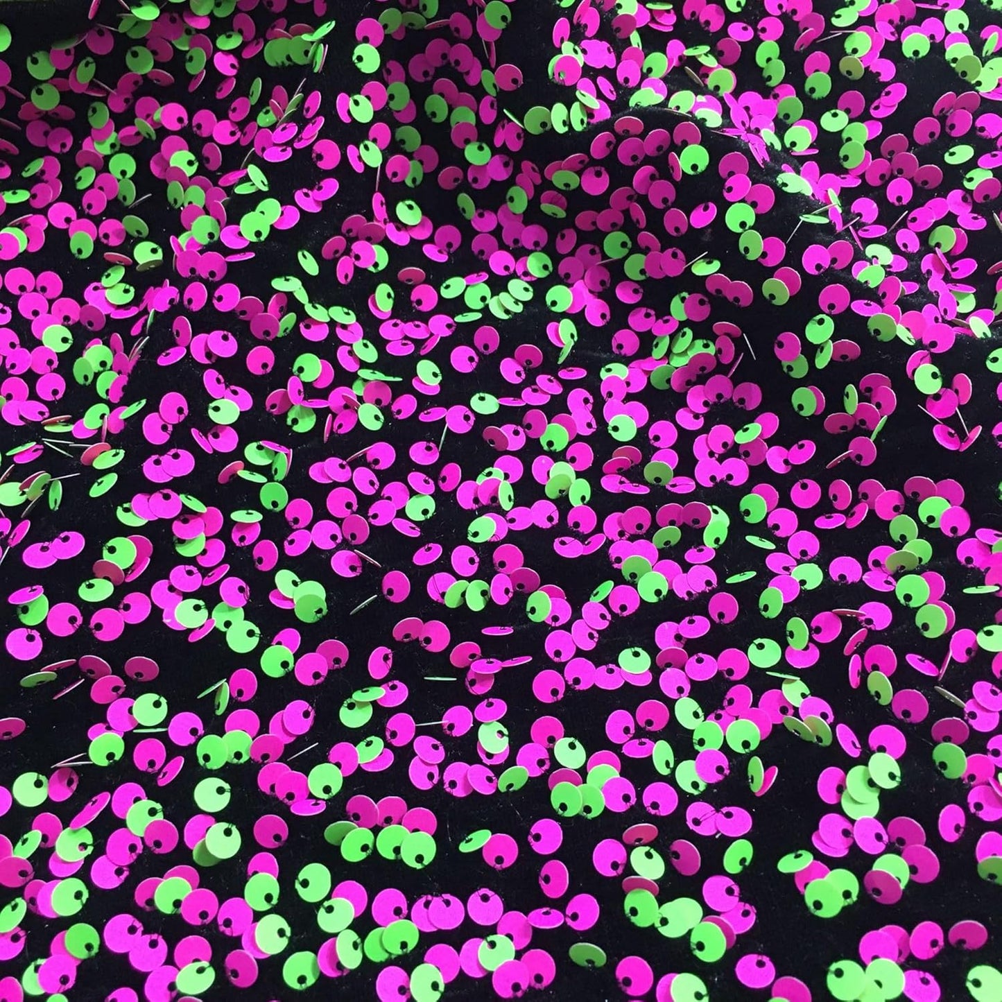 YYCRAFT Velvet Sequins Stretch Fabric