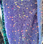 YYCRAFT Velvet Sequins Stretch Fabric