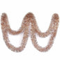 10 Yards (30 Feet) Thick Foil Christmas Tinsel  Garland,3" - Champagne