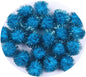100pcs Glitter Tinsel Pom Balls 1" (25mm) - U Pick