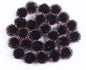 100pcs Glitter Tinsel Pom Balls 1" (25mm) - U Pick