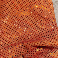 Faux Sequin (3mm) Knit Fabric Sequin Fabric by The Yard-U Pick