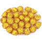 200pcs Glitter Tinsel Pom Balls 20mm-U PICK - Yellow