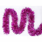 10 Yards Thick Metallic Foil Tinsel Garland 3.5 Inch - Hot Pink
