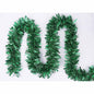10 Yards Thick Metallic Foil Tinsel Garland 3.5 Inch - Emerald Green