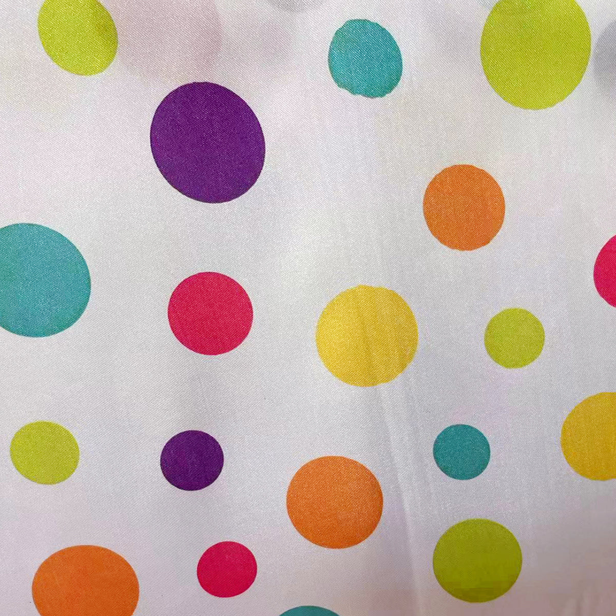 Polka Dot Satin Fabric