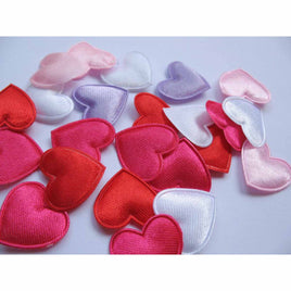 200 Satin Heart 7/8" -5 Colors