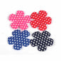 80 Padded Flower w/star 2" -4 Colors