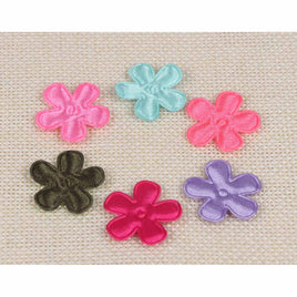 120 Satin Flower 22mm-6 Colors